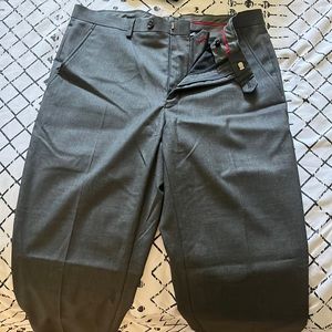 Alfani Slim Fit Dress Pants Gray 34x34